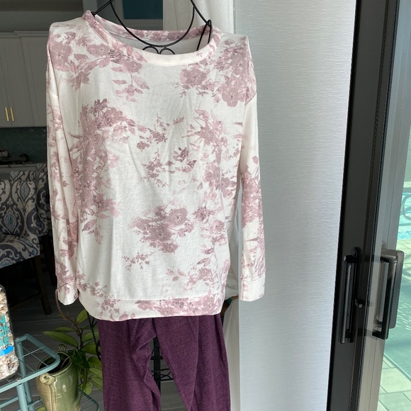 NWT Chaser Slouchy Pants Jogger and Top Set Sz M - Picture 6 of 12